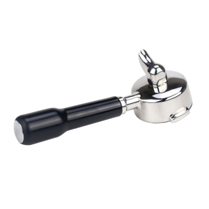 RU.Cafe Wood Coffee Handle เครื่องชงกาแฟ 58 มม. มือจับไม้เนื้อแข็งสแตนเลสดอกไม้ลูกแพร์ไม้ E61 มือจับสากล