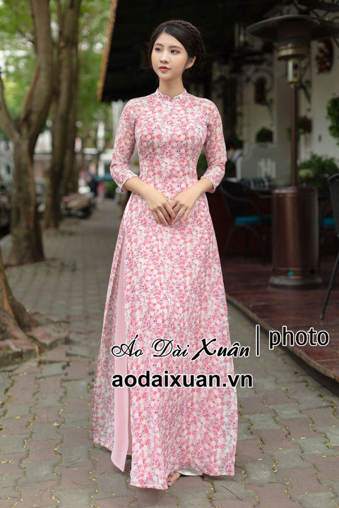 Ao dai 2 lop best sale