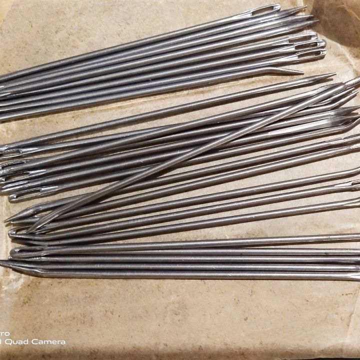 Jarum Goni 1 Pack Isi 25pcs Two Balance Jahit Karung Ukuran Lubang Besar Tebal Kuat Bahan Besi Benang Nilon Tali Rafia Sulam Kasur Tusukan Sak Dom Gede Jumbo Rajut Menjahit Pack Packing Kemas Needles Large Murah Tajam Termurah Bagus Shopping Arena Malang