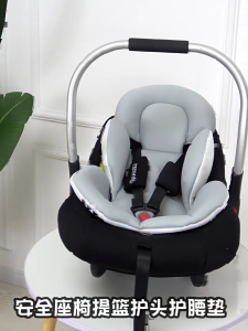 Solid Color Baby Stroller Pad Car Seat Cushion Breathable Infant Seat Pad Mattress Pushchair Dinning Chair Accessory