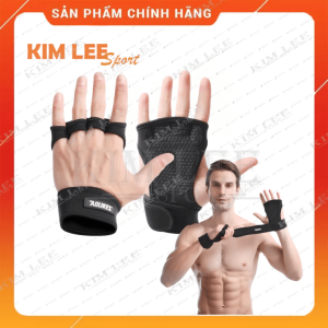 Găng tay tập gym Aolikes hở ngón cao cấp tập gym tập yoga AL - 117