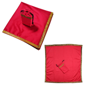 Board Game Pad Astrolabe Witch Divination Pendulum Divination Tablecloth Props Board Game Square Velvet Mat