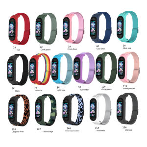 Strap For Xiaomi Mi Band 3/4 Mi band 5/6 Soft Nylon Fiber Strap Elasticity Mi Sports Loop Replacement Wristband