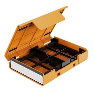 Universal ABS Hard Drive Carrying Case for 4x2.5Inch or 1x3.5Inch HDDs SSDs Storage Bag Ideal for Home Office Use