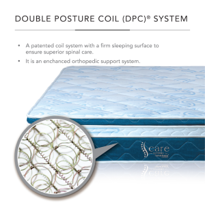 Goodnite I-CARE SUPREME 11inch Signature Double Posture Coil DPC® Spring+Plush Top Mattress/Tilam (10 Years Warranty)