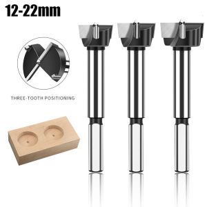 MILDGLOW 12-22mm Đầu khoan bản lề Lưỡi dao hợp Cacbua vonfram mũi khoan Ba răng Dao cắt gỗ