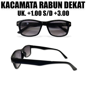 Kacamata Full Baca Plus Rabun Dekat +1.00 +1.25 +1.50 +1.75 +2.00 +2.25 +2.50 +2.75 +3.00 Untuk PRIA WANITA Lensa Hitam Anti Silau Untuk PRIA WANITA - FREE HARDCASE