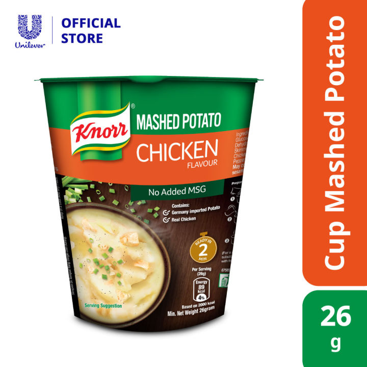 Knorr Mashed Potato Chicken Cup 26g | Lazada