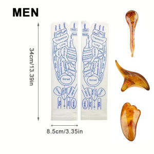 1Set Kaos Kaki Massage Kaos Kaki Akupuntur Kaos Kaki Pijat Refleksi
