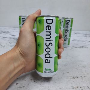 🍑น้ำผลไม้เกาหลี🍑 น้ำโซดา DEMISODA 250ml รสพีช รสแอปเปิ้ล รสองุ่น Fruit Soda โซดาผลไม้ 데미소다