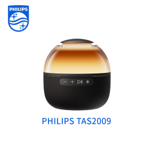 Philips TAS2009 Loa Di Động Bluetooth – Hiệu Ứng Đèn LED 360° RGB Âm Thanh 3W Pin 8h Kết Nối Tự Động & Thiết Kế Nhỏ Gọn