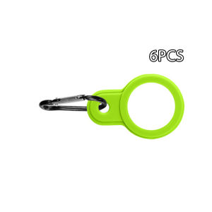 6Pcs Silicone Water Bottle Buckle Outdoor Mountaineering Sports Kettle Buckle Portable Bottle Holder