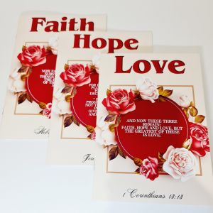 Notebook Bundle Souvenir Giveaways Bible Verse front cover Prayers back cover 20 pages 4cmx7cm
