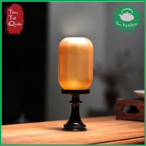 Đèn bàn trà thắp nến mẫu chân cao kiểu dáng Trung Hoa