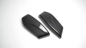OnlyF U For Corvette C8 Stingray Coupe Z51 Z06 2020-2025 Carbon Fiber Car Interior Safety Belt Seat Side Strip Cover Trim Accessories T2Y7B
