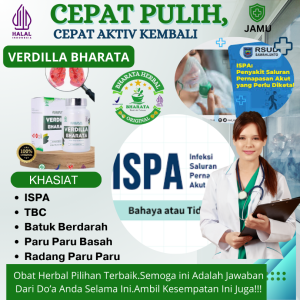 Obat Tbc - Batuk Berdarah - Radang Paru - Infeksi Paru - Obat Herbal Sesak Nafas - obat batuk berdahak Verdilla Bharata original 100%