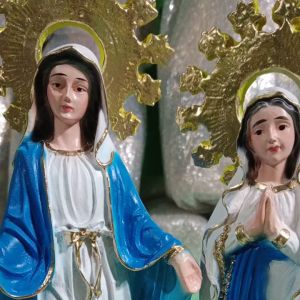 MIRACULOUS & LOURDES (PACKAGE) MADE IN FIBERGLASS