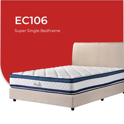 (BED FRAME ONLY) Goodnite EC106 Bedframe Headboard +8inch 2PVC Divan (More Color Option)