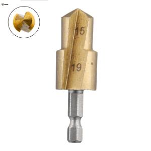 1 Pc Drill Bit Plumber Water Pipe Puncher Drill Bit 6.35mm Hexagonal HSS Drill Bit Repair Tool