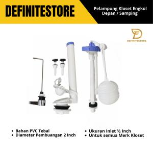 PELAMPUNG AIR TOILET KAMAR MANDI KLOSET MODEL ENGKOL SAMPING