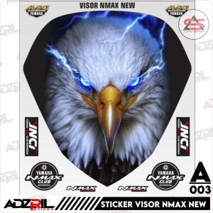 Stiker visor Winshield yamaha  Nmax New 155 2020-2022 / stiker  Winshield  gambar macan tutul/  stiker Winshield  gambar garuda / stiker Winshield gambar  srigala/ stiker visor naga
