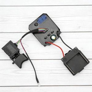 NOBLELYN Replacement Brushless Screwdriver Switch 21V 9-wire Pin Connector Accessory  Brushless Wrench Control Board Universal for Dayi 2106G/6802 Brushless Wrench