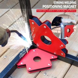 1/4/6PCS Welding Magnet Set Welding Positioner Magnetic Fixed Angle Soldering Locator Welding Holder