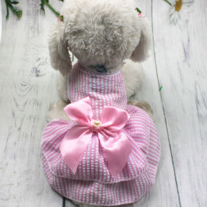 HATELI Dog Tutu Skirt Cute Bow-Knot Dog Dress for Small Girl Dogs Cats Puppy Princess Dresses Doggie Summer Outfits Dog Clothes for Yorkies Rabbit Teddy Shih Tzu