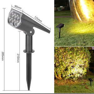 Solar Waterproof Spotlight Outdoor Ultra Bright Landscape Light Courtyard Garden Villa Decorative Projection Light
