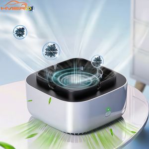 ที่เขี่ยบุหรี่เครื่องฟอกอากาศไอออนลบสร้างสรรค์ครัวเรือนสแควร์กรองบริสุทธิ์สำหรับขจัดกลิ่นควันอโรมาเทอราพีควันลด