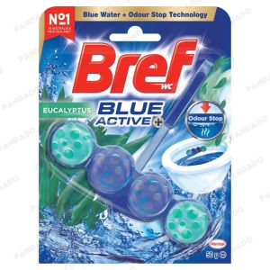 Viên treo bồn cầu Bref vỉ 4 viên 50g diệt vi khuẩn hương thơm tươi mát - PANDADO