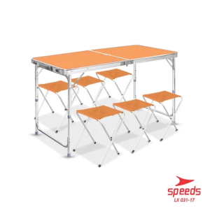 Speeds Meja Kursi Lipat Set Meja Jualan Panjang Serbaguna 031-54