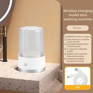 Wireless Charging Underwear and Socks Washing Machine Portable Washing Cup Mini Washing Machine for Family Travel