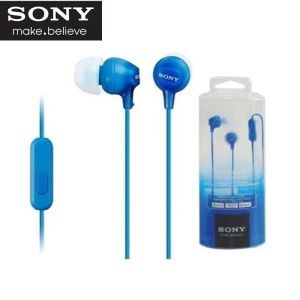 Original Sony MDR-EX15AP Headphone 3.5mm Jack Wired Earphones Gaming Earbud Handsfree Headset Headphone with Mic For iOS Android iPhone Huawei Samsung Xiaomi OPPO Vivo