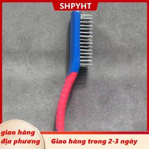 [COD] SHPYHT Giao hàng địa phương Bàn chải dây thép không gỉ nặng với tay cầm bằng nhựa thoải mái hoàn hảo để loại bỏ rỉ sét xỉ hàn bụi bẩn và sơn