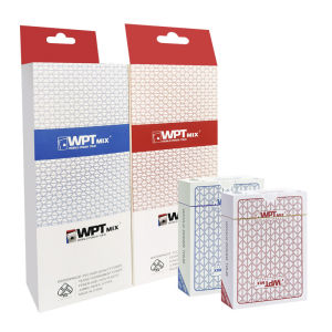 12 Paket Poker Texas Holdem Kartu Remi Wpt Kartu Remi Waterproof Pvc Playing Cards