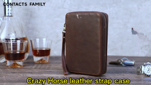 Sturdy PU Leather Watch Strap Holder Stores 12 Bands Closure Soft Lining Travel Organizers Bag for Watch Enthusiasts