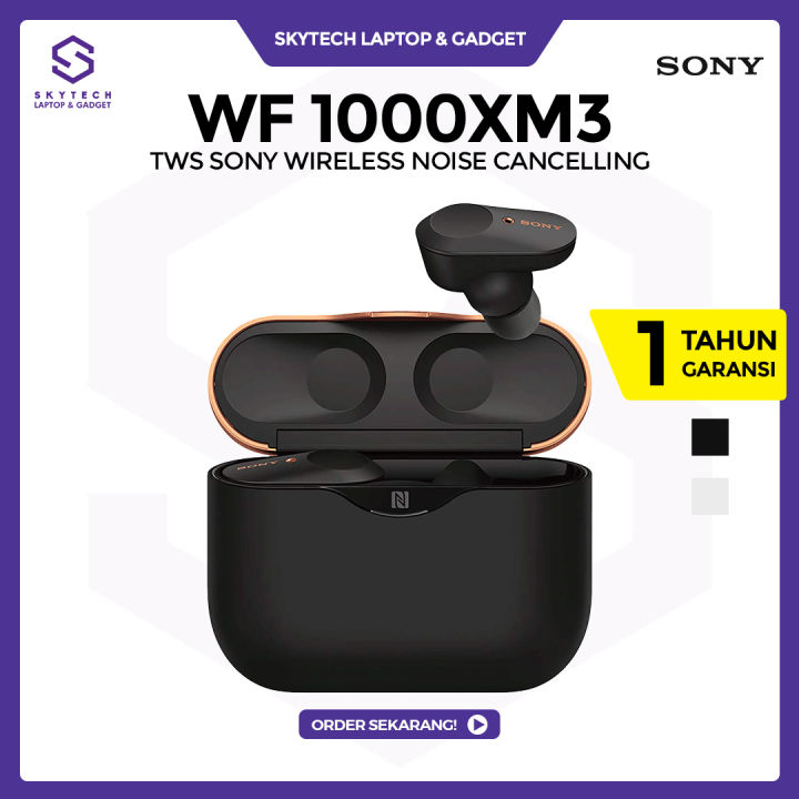 TWS SONY WF 1000XM3 WIRELESS NOISE CANCELLING HEADPHONE GARANSI RESMI