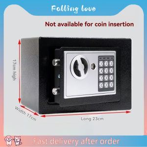 Electronic Password Security Safe Cashier Money Box Steel Commercial & Office Safes Office Commercial Money Storage Organizer Cash Box