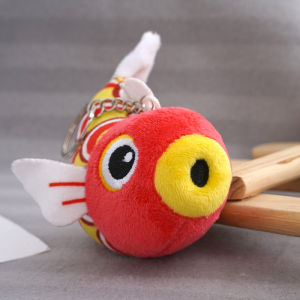 Internet celebrities ins cute little carp pendant doll plush toy koi fish rag doll schoolbag pendant keychain