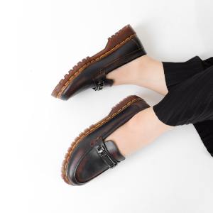 Sepatu Wanita Docmart Loafer Korea Style Shuffle Series