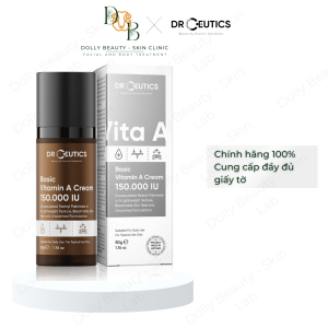DrCeutics BASIC VITAMIN A CREAM 150.000 IU 50g - Kem dưỡng làm sán trẻ hoá da