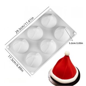 MARBLEX Reusable Mousse Cake Mold Christmas Theme Flexible Baking Mould High Quality Non-Stick Chocolate Dessert Mold DIY Baking