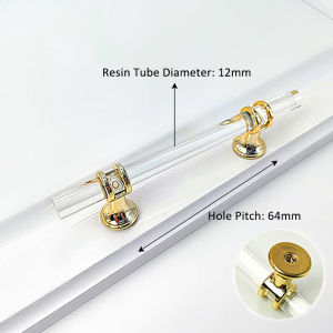 Acrylic Handle Bening Handle Lemari Handle Emas Gagang Pintu Lemari Model