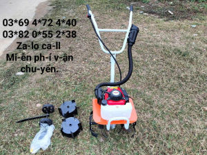 Máy Xới Đất Mini Chạy Xăng Máy Xới Đất Xạc Cỏ Tạo Rãnh Yamaha 144F
