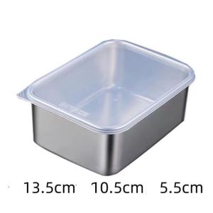 Wadah Penyimpanan Makanan Stainless 304 Anti Panas dengan Tutup Kedap Udara - Multi Warna
