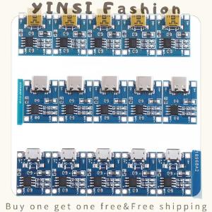 YINSI 5 PCS 5V 1A TYPE-C Micro USB 18650 TC4056A Lithium Battery Charging Board TP4056