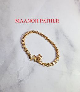 5.75GM-916 GOLD MRT BRACELET-916 FANCY BRACELET-916 GELANG EMAS-916 FANCY GELANG-916 INDIAN BRACELET-916 LADIES GELANG-916 BRACELET EMAS-916 GOLD-MAANOH PATHER