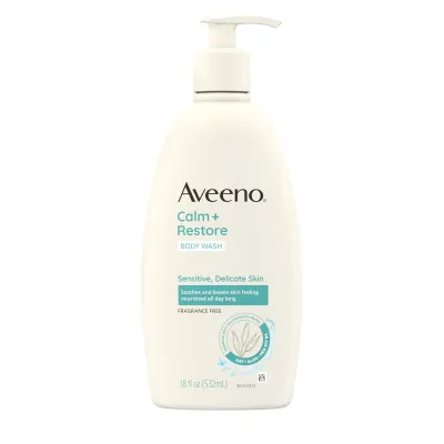 [ iiMONO ] Aveeno Restorative Skin Therapy Moisturizing Oat Repairing Cream | Body Wash | Itch Relief Balm for Dry Skin