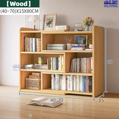 🌟SG STOCK🌟Multi-layer Organizer Cabinet Wall Bookcase Student Household Storage Cabinet Desktop Bookshelf